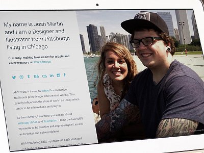 Portfolio Update [Split] homepage landing page portfolio ui ux