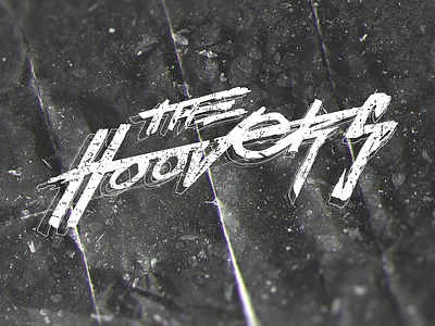 The Hoovers Logo calligraphy darts davide davide tarsi hoovers logo tarsi the hoovers type design
