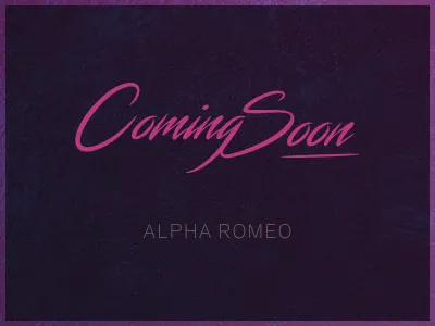 Coming Soon by Alpha Romeo album art alpha romeo coming soon mix art typography