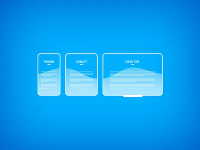 Content is like water content desktop phone responsive tablet ui
