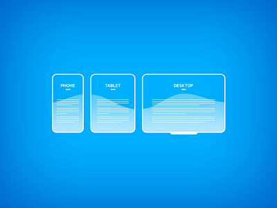 Content is like water content desktop phone responsive tablet ui