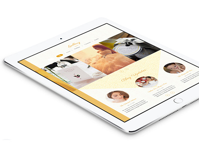 Eostre - Free PSD Template 9dpi eostre free psd template theme wedding