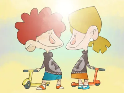 something in common character design drawing illustration kids