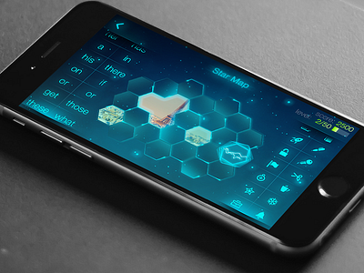 Skylab Learning Concept cosmic game english game game ui hexagon iphone 6 plus space space game star study