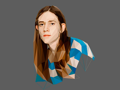 Coco Capitán capitán coco esquire lowpoly magazine portrait