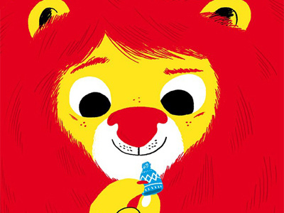 the lion's hat animals book children illustration lion