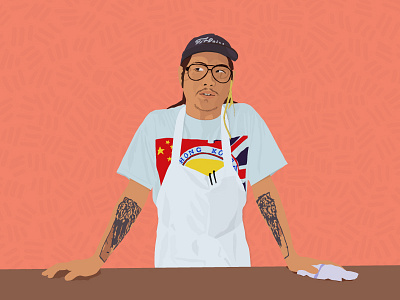 Danny Bowien - Mission Chinese bowien chefs danny bowien famous food foodie illustration mission chinese nyc sf