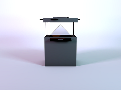 A re-creation of Calderan 3d c4d hologram