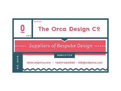 Newsletter Header bristol header label newsletter orca tag website