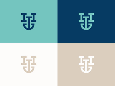 Hooked On Boats boats branding identity logo marine