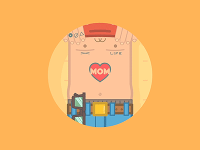 Hipster animation cinema4d hipster illustration
