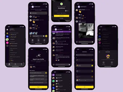 Pepchat iOS App Design app best mobile design chat chat application ios application messaging application mobile ui design ui mobile uiux ux design