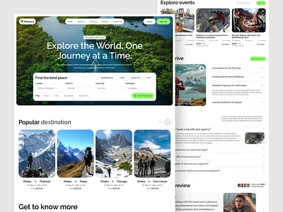 Adventure Travel Website Template adventure adventure website design design designer figma template framer template landing page landing page design modern website design travel agency travel agency website travel agency website designer ui ux ui ux design web design web designer webflow template website design