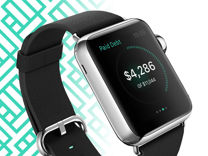 Financial Freedom - Apple Watch branding financial marketing pattern ui