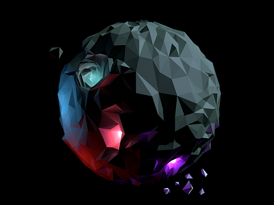 Low Poly Planet I 3d art blender low poly planet
