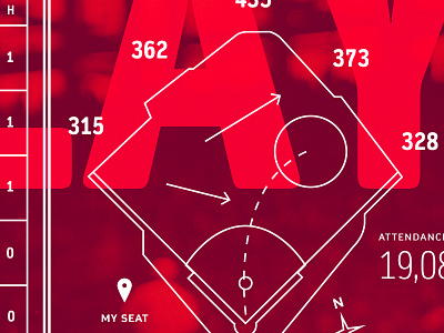 Baseball bits baseball scorekeeping sports typography