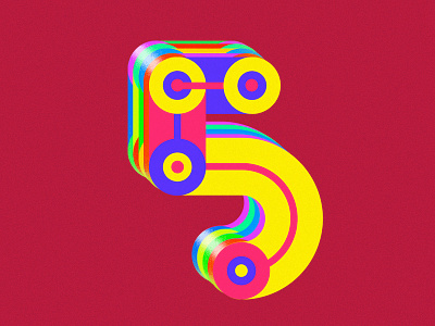 5 — 36 Days of Type 36days 5 36daysoftype illustration lettering type typography