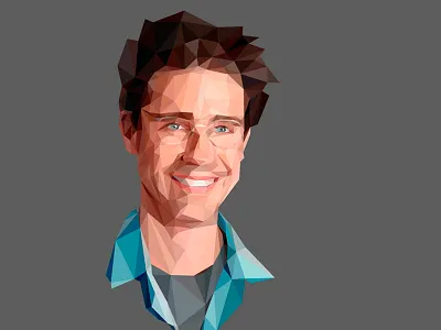 Joshua Ferris esquire ferris joshua lowpoly magazine portrait