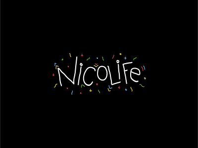 Nicolife Intro Logo 90s film short hand drawn nicolife