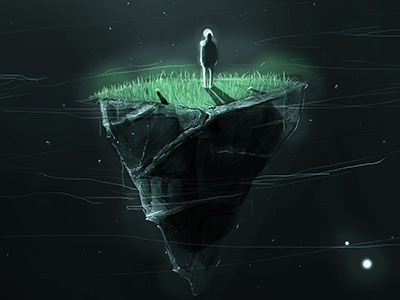 Loneliness art concept design digital emanuele marani paint photoshop