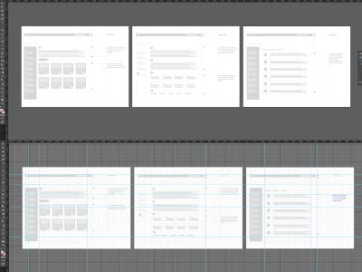 Wireframes blueprint flow illustrator layout map ui ux wireframes workflow