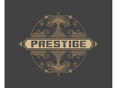 vintage logo classic cute design element flourish frame logo monogram sign