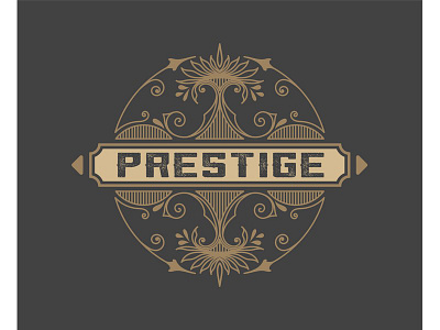 vintage logo classic cute design element flourish frame logo monogram sign