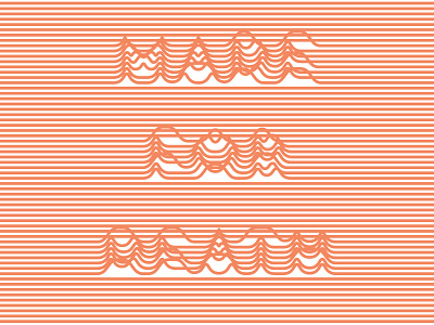 Made for Death effect illusion lines thread type typography