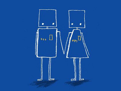 Robot Love holding hands love okcupid robots