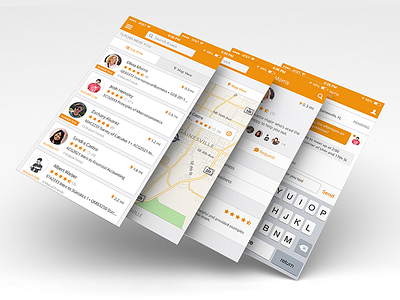 Knack Tutoring App app interface iphone tutoring ui ux