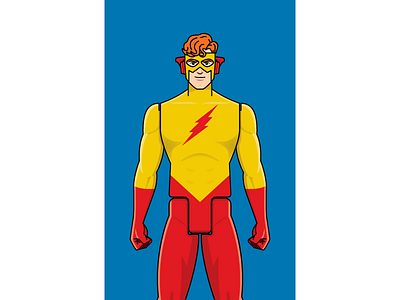Kid Flash figure figure kid flash teen titans toy