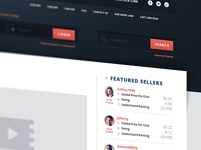 Forum WIP forum header login ui wip