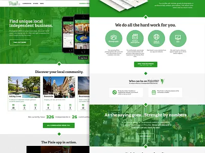 Community App Website app community interface ui ux visual design web