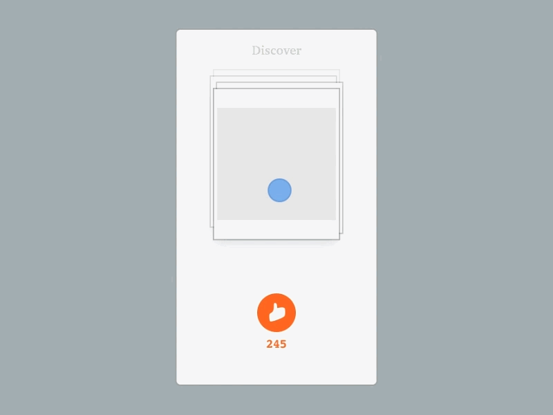 like tinder style [Animation] animation card design like paper tinder ui