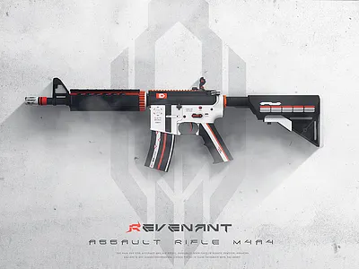 REVENANT M4A4 assault riffle counterstrike cs csgo global offensive m4a4 skin skins weapon