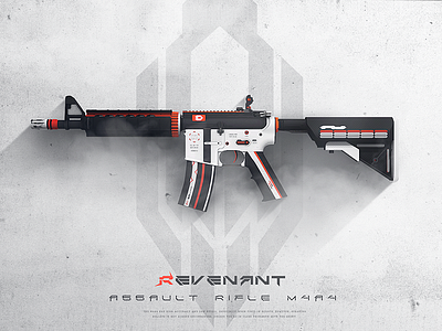 REVENANT M4A4 assault riffle counterstrike cs csgo global offensive m4a4 skin skins weapon