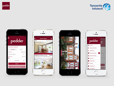 Pedder Property App ipad app development iphone app developer mobile app development