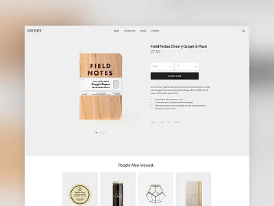 Single Product Template adaptable clean ecommerce product shop simple single store web