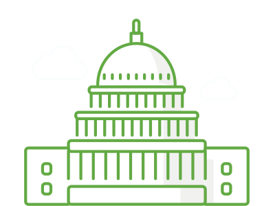 Capitol animation capitol building clouds gif