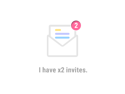 Dribbble invitation x2 available. dribbble invitation