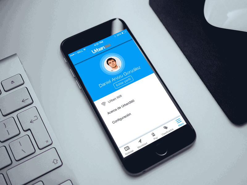 profile animated edit gif iphone login menu profile