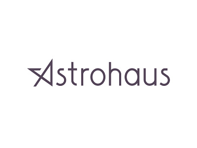 Astrohaus Concept a astro custom logotype star