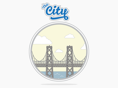 The City basketball california flat golden state logo nba oakland san francisco vector warriors