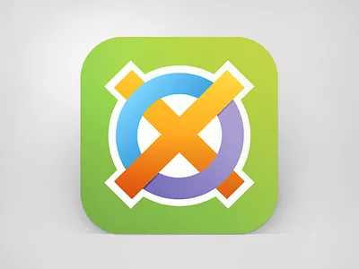 Pantagu iOS icon agency app apple branding color design game icon ios tac tic toe
