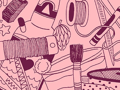 Martha Brewart beer crafts mn postersandpints screenprint