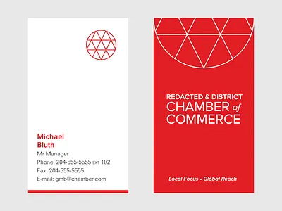 Chamber of Commerce Business Card