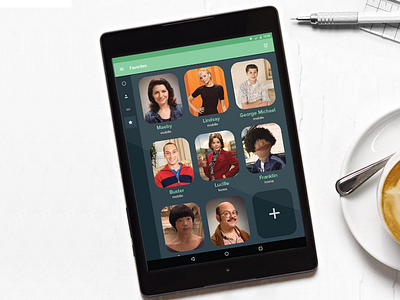 Favorites 9 arrested development material design nexus tablet ui