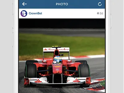 Instagram gambling punter racing sports tennis wagering