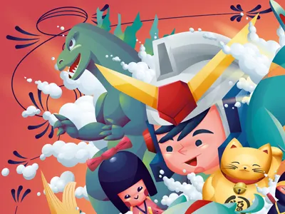 Sushi! colors illustration illustrator japanese sushi vector