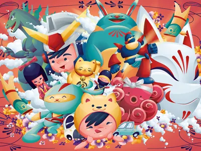 Sushi! colors illustration illustrator japanese sushi vector